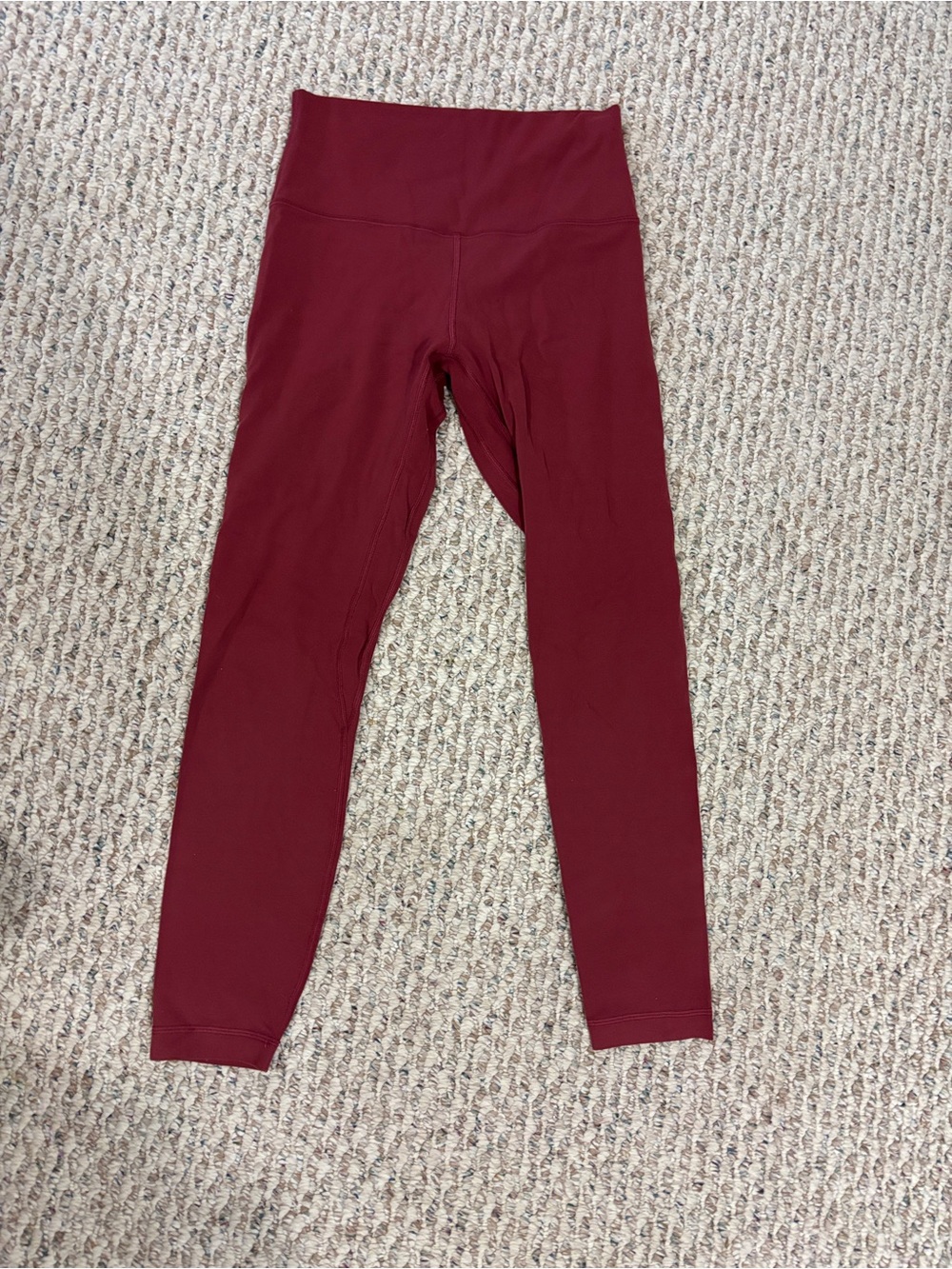 lululemon athletica High-Rise Burgundy Leggings